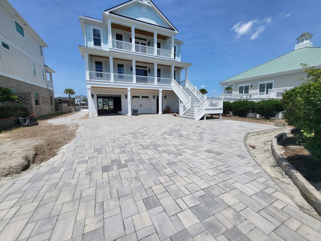 paver driveway elite coastal landscpaing
