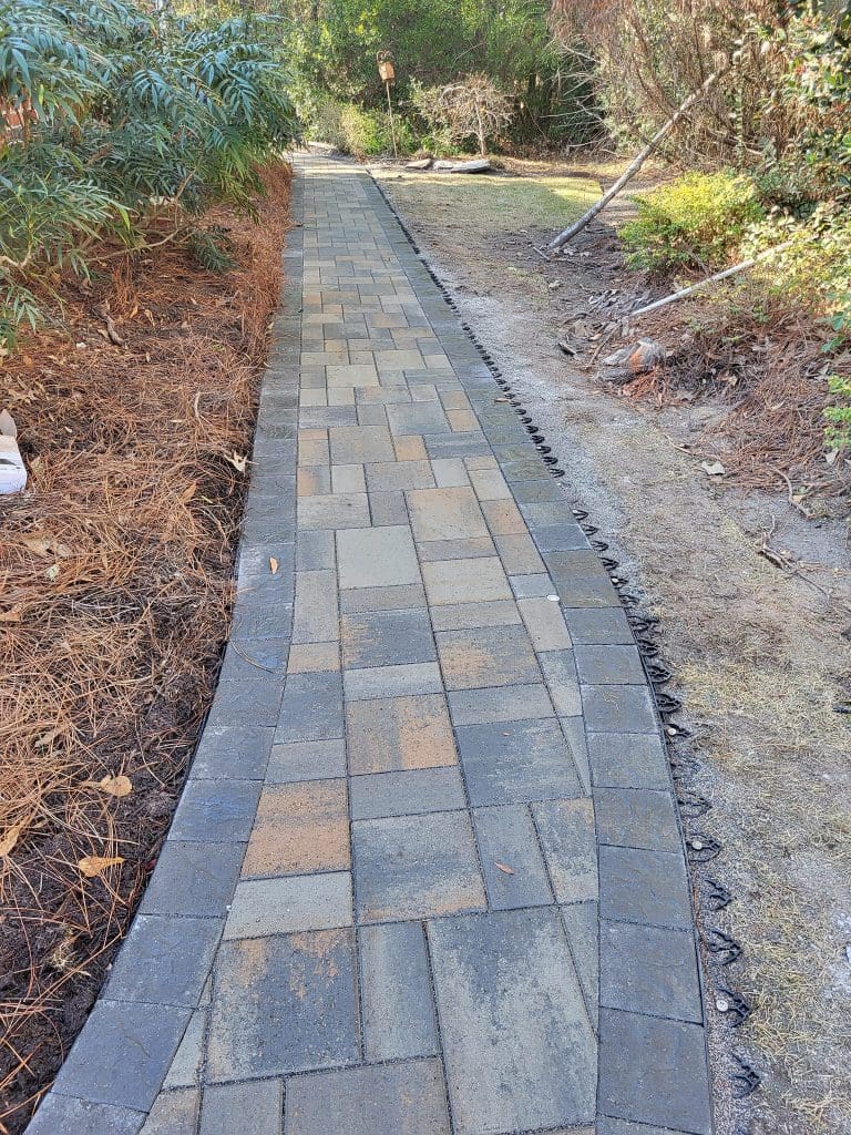 paver stone walkway